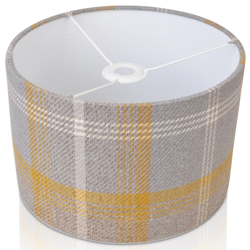 Cotton Drum Lamp Shade ( Screw On ), 25cm H x 50cm W x 50cm D