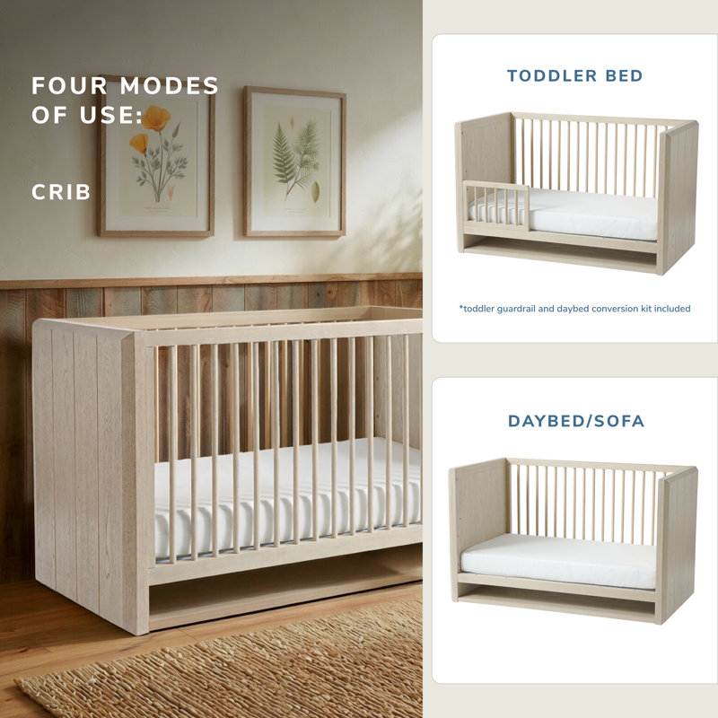 NorCal 4 -in-1 Convertible Crib