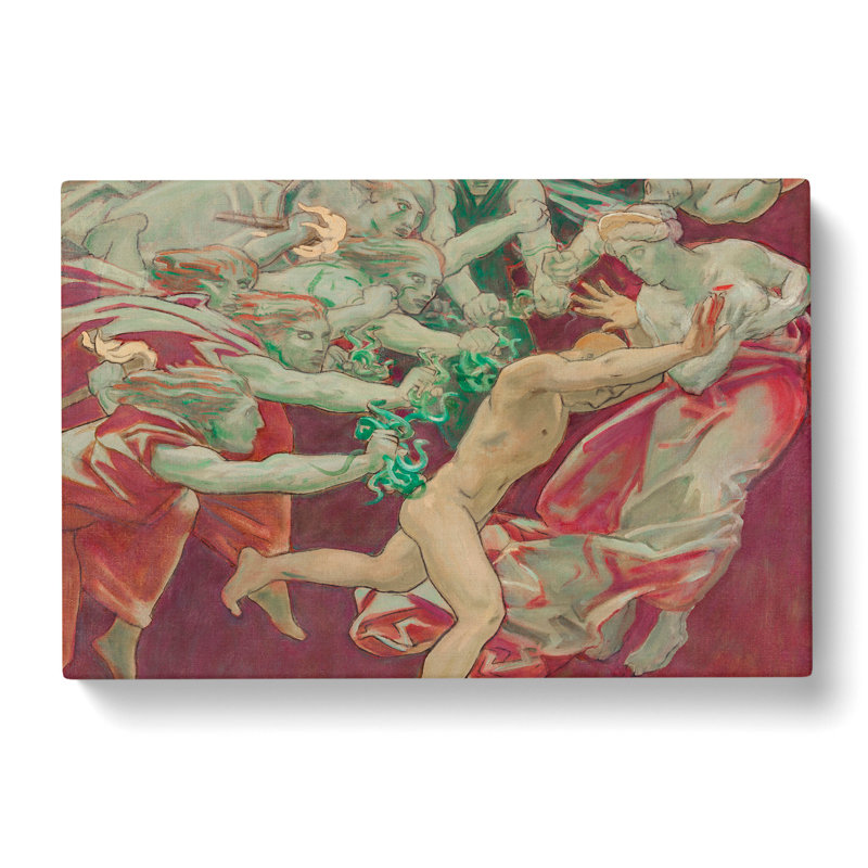 Orestes And The Furies by John Singer Sargent - Wrapped Canvas Painting, 40cm H x 60cm W x 3cm D