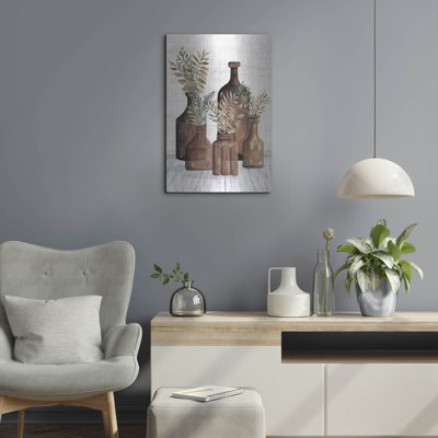  «Spice Amber Still Life 2» par Cindy Jacobs, art mural en métal, 16 po x 24 po