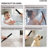 LED Bluetooth Music Thermostatic Rain Shower System with Dual Shower Heads and Handheld Sprayer-95462208