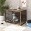 Cage spacieuse pour chien en bois pour l'intérieur