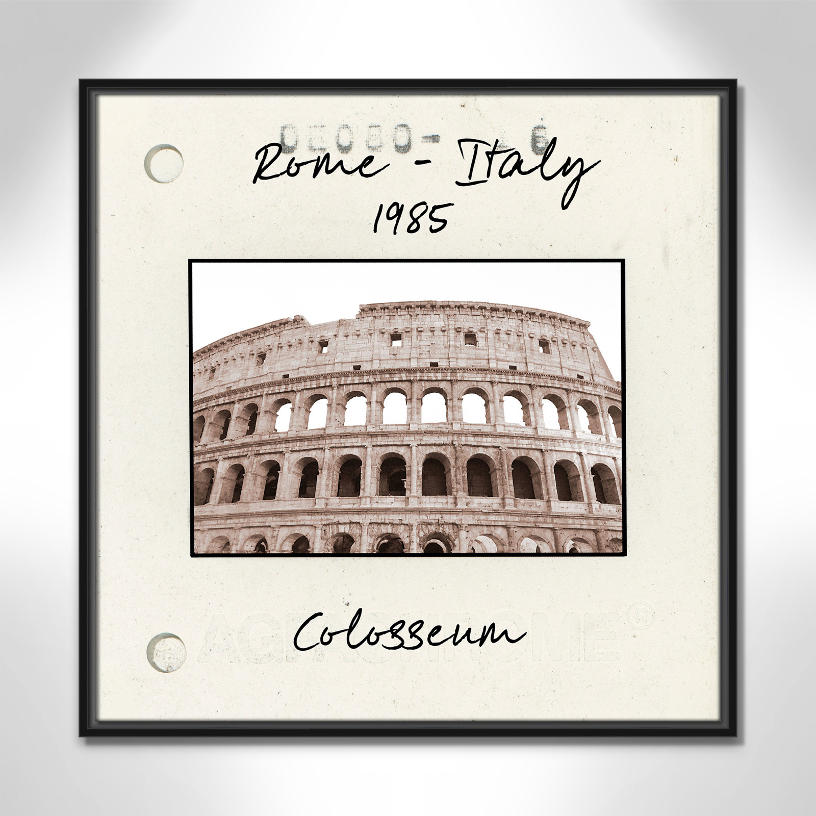 Ritona "Rome, Italy - Colosseum" Print, Black Floater Framed Canvas, 25.5" H x 25.5" W x 2" D
