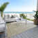 Machine Washable Indoor/Outdoor Chantille ACN1175 Taupe Rug