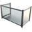 Amaro Desk Privacy Panel Frame