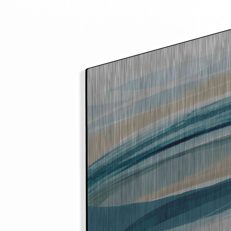 Art mural en métal Brayden Studio® «Cirrus Flow I» par Flora Kouta, H 12 po x l 12 po