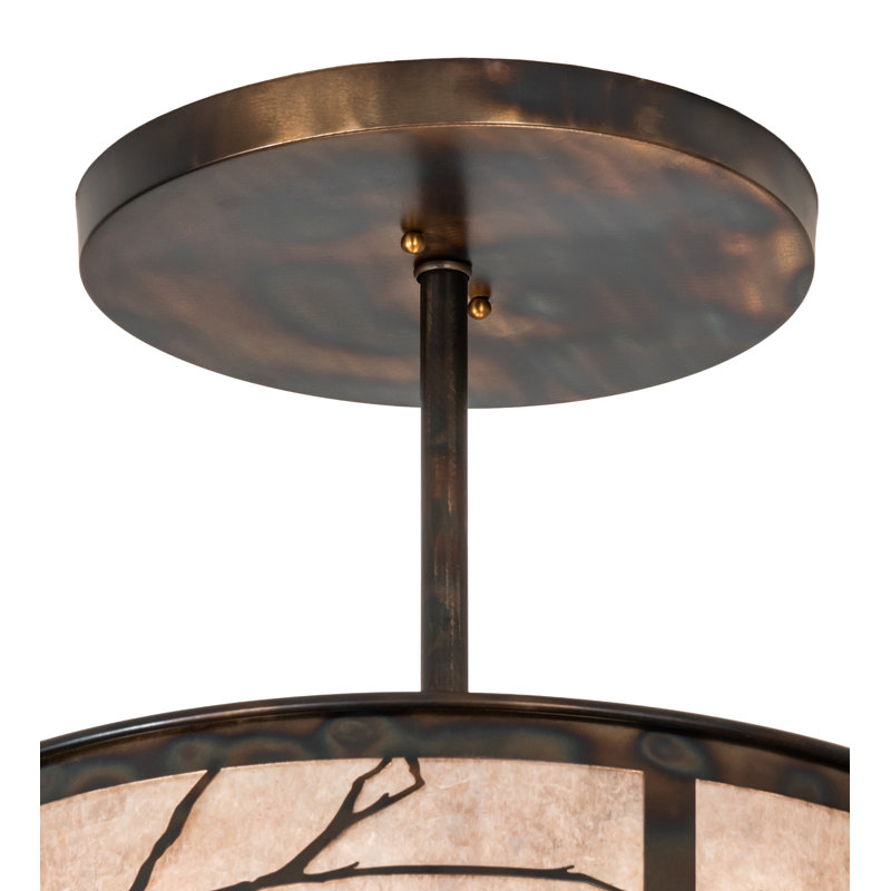 2 - Light Semi Flush Mount