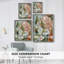 Bouquet Scatter II, reproduction encadrée - bois massif-84758801