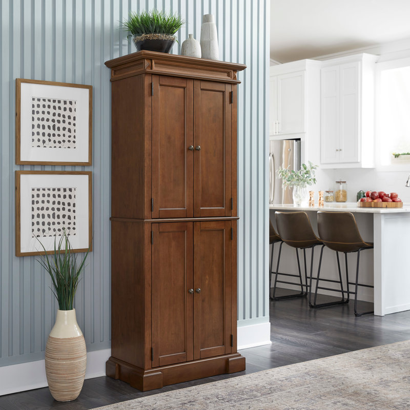 Aamyah 72'' Kitchen Pantry, Cherry
