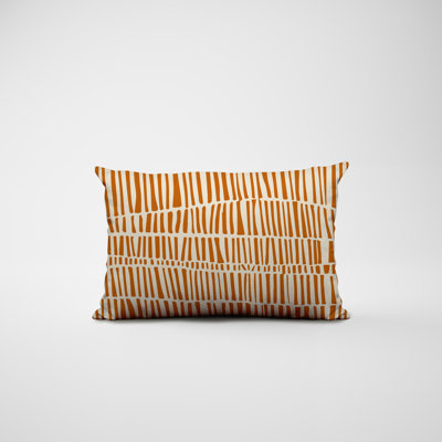 Ikom Polyester/Polyester Blend Lumbar Rectangular Indoor/Outdoor Pillow Cover & Insert