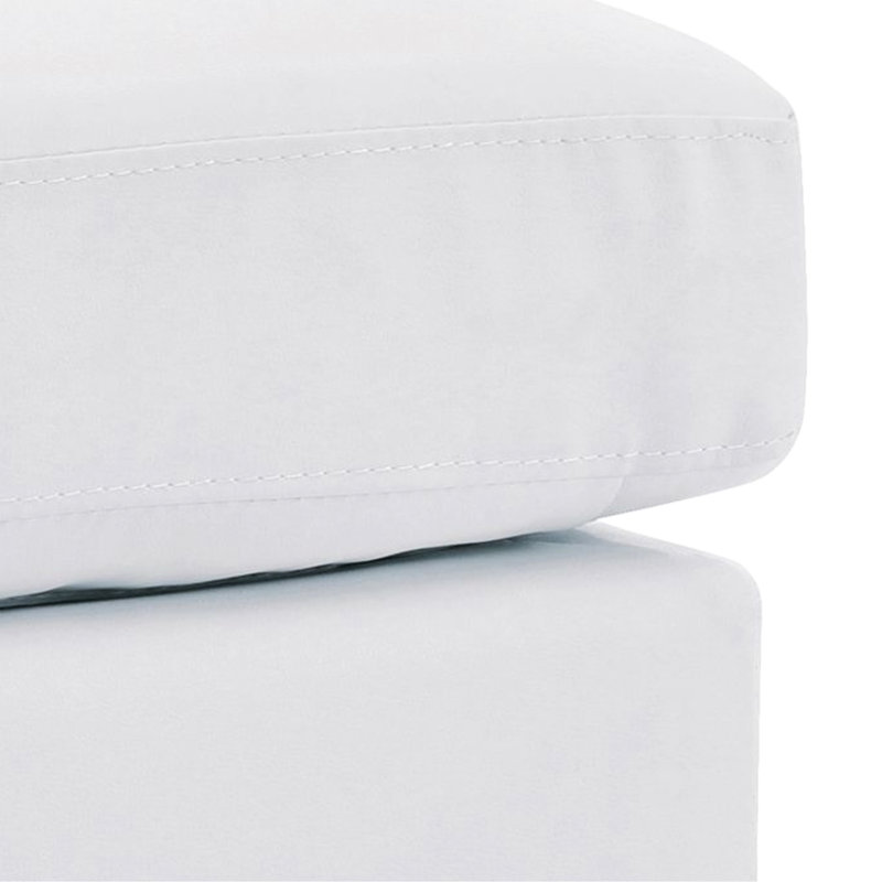 White Seating For Small Areas, 19"H X 23"W 23"D, Versatile, Casual Style Spaces, Color, Comfortable Seating, Ready To Use