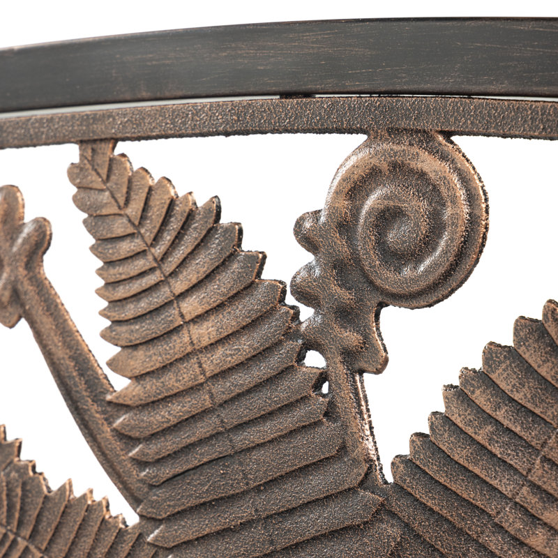 Banc de jardin en fer Fern