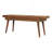 Triple Accent Oak-ish Cane Bench