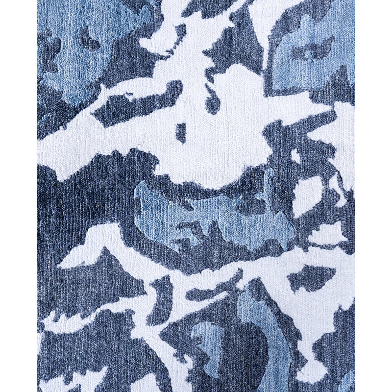 Overdyed One-of-a-Kind Rectangle 8'2" X 10'1" Hand Knotted Area Rug