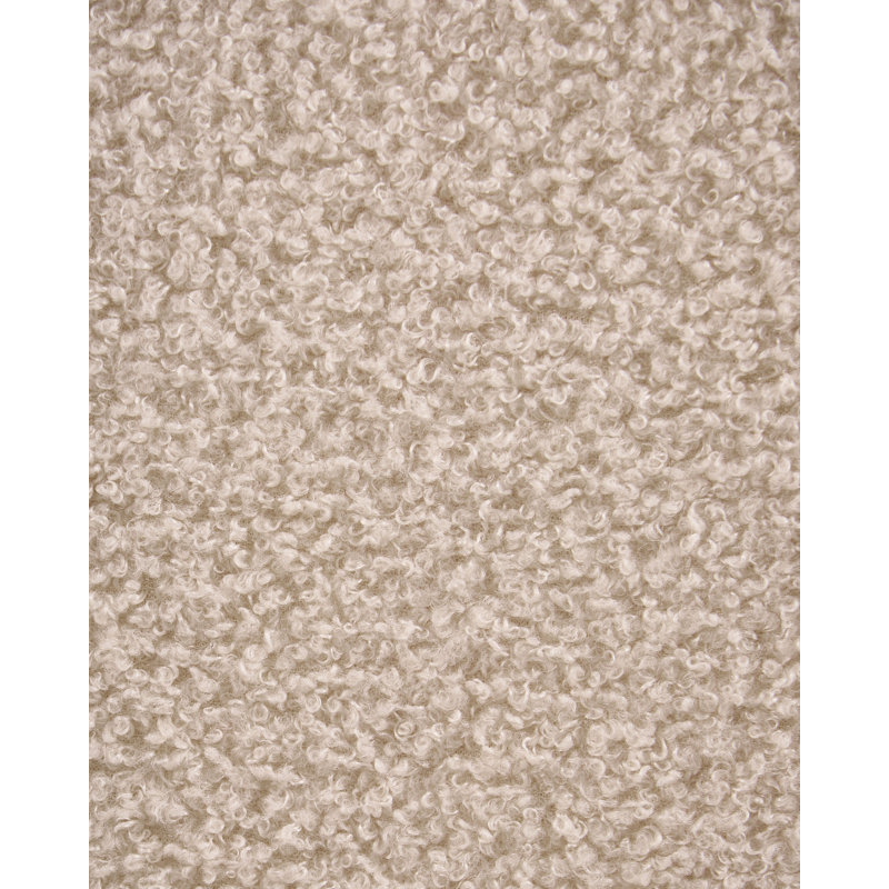 50 cm H Boucle Armchair in Beige