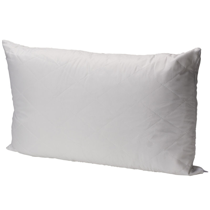 Quilted Waterproof Pillow Protector Pair Zip Closing