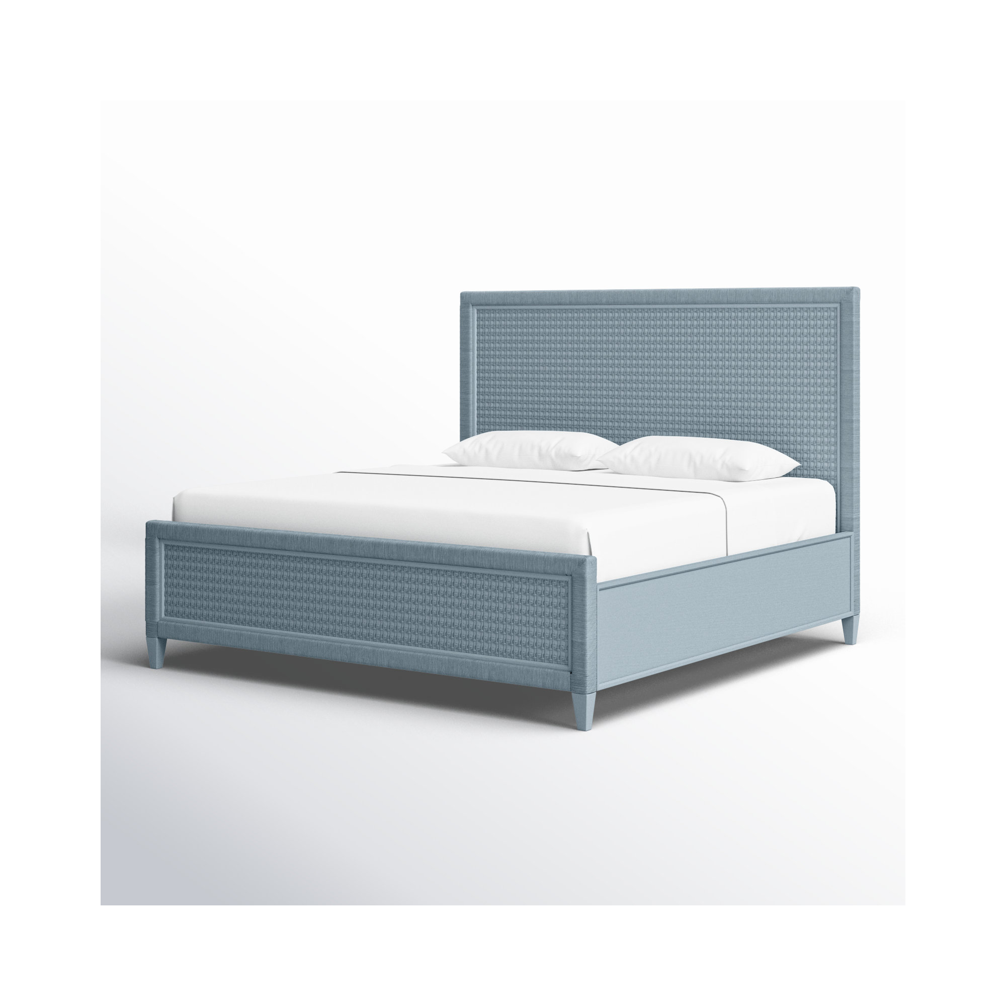 Monterey Woven Bed, Sea Glass, King