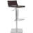 Barber Swivel Upholstered Adjustable Height Counter Stool with Metal Frame-2005715500