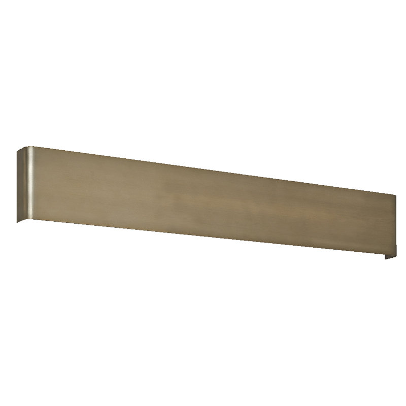 Pruter 35 inch LED Long Linear Flush Mounted Wall Sconce, Gold