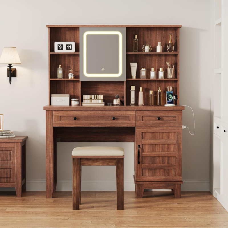 Ensemble de meuble-lavabo en MDF avec chaise