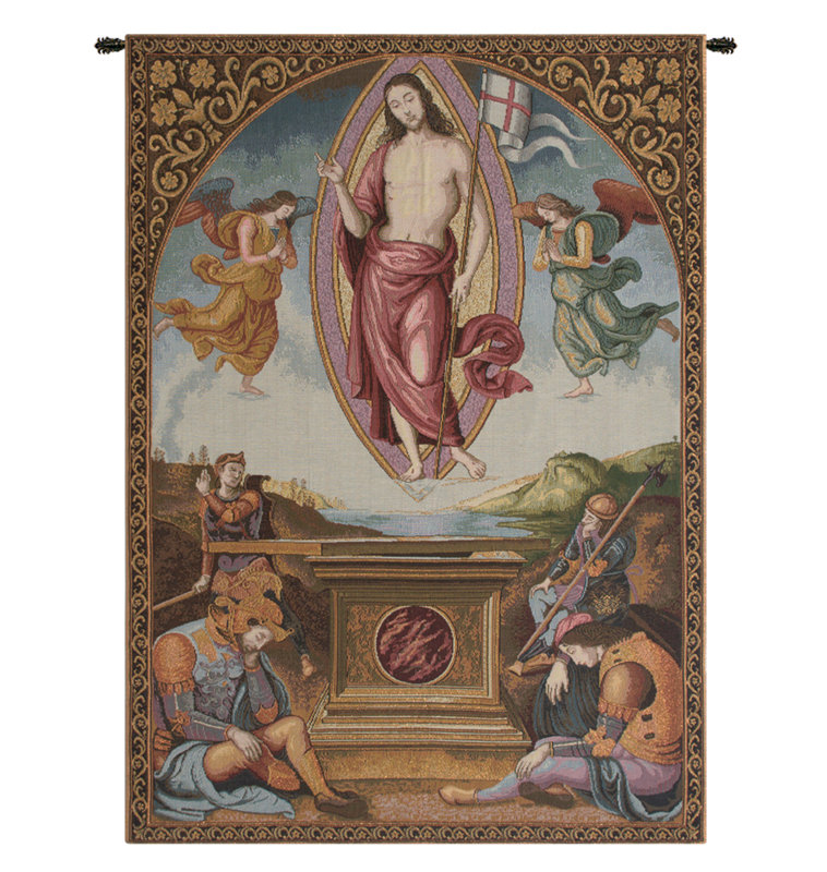 Loom Woven Cotton Blend Wall Hanging, 50" H x 36" W x 0.1" D