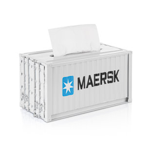 Industrial Metal Shipping Container Tissue Box Cover