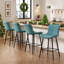 Ensemble de 2 tabourets de comptoir de 26 pouces, tabouret de bar moderne en similicuir, tabourets de bar à hauteur de comptoir, tabourets de bar à hauteur de comptoir pour îlot de cuisine-1436127705