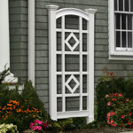 59.25'' H x 27.25'' W Vinyl Lattice Panel Trellis