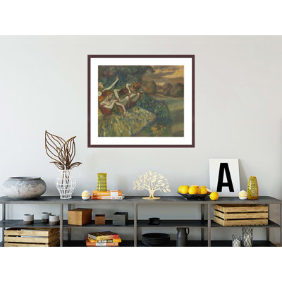 «Four Dancers» par Edgar Degas, impression giclée encadrée
