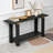 62.9" Modern Minimalist Console Table, Solid Wood Entryway Sofa Table-159239050
