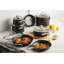 Anolon X Hybrid Nonstick Aluminum Nonstick Cookware Induction Pots And Pans Set, 12 Piece, Dark Gray