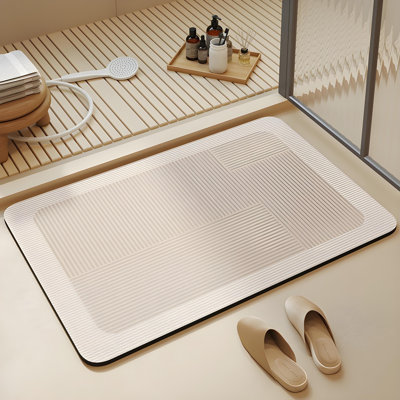 Quick Drying Anti Slip Bath Mat - High Absorbent Bathroom Floor Mat