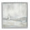 Abstrait voilier à la dérive, océan, vagues, beige, cadre photo neutre, impression sur panneau de fibres à densité moyenne