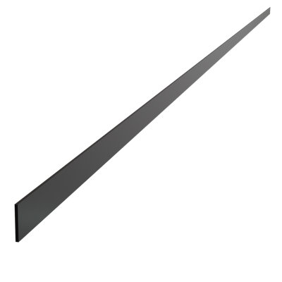 0,75 po à sangles décoratives en aluminium, L 72 po