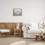 «Birds Floral Meadow Blossoms», art mural encadré flottant doré par Nan-1320652584-1320652586