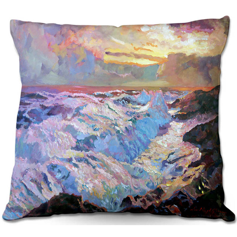 Reversible Throw Pillow, 16" x 16"