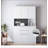 74" Kitchen Pantry Cabinet with Charging Station,Freestanding Buffet Cupboards Sideboard with Drawer,Modern Pantry Cabinet with Microwave Stand for Kitchen,Living Room,Dinning Room-1342074570