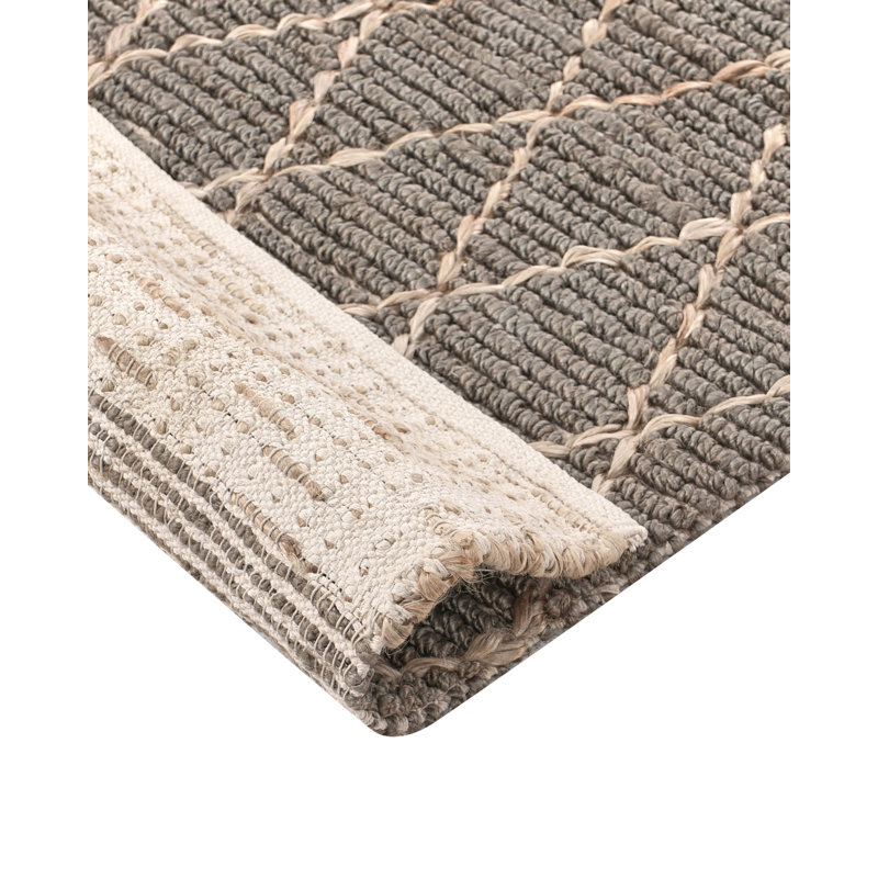 Rug TELLIKAYA Jute Grey, Rectangle 200 x 300 cm