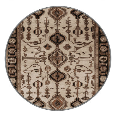 Tapis persan gris lavable à la machine
