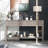 Himanshu Rustic Entryway Console Table, 60" Long Sofa Table with two Different Size Drawers and Bottom Shelf for Storage-1684307536