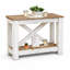 Console en bois massif 36 po Fegan