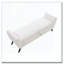 Banc de rangement moderne de 60 po avec pieds en bois Mid-Centruy-1211627662