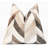 Geometric and Patchwork Feather Throw Pillow
