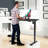 Bartman Adjustable Metal Base Computer Table