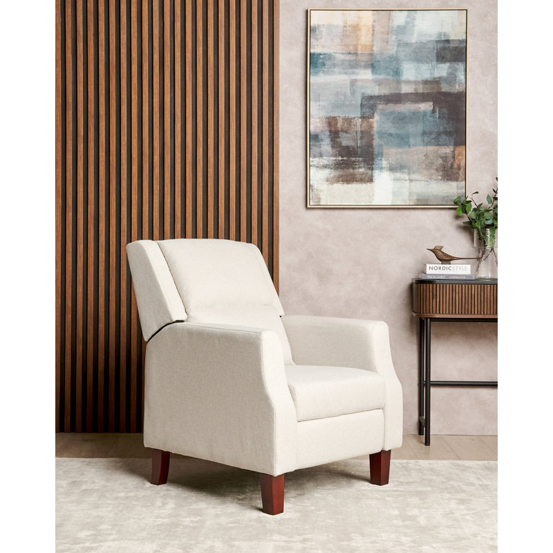 Stortford Upholstered Armchair, Light Beige