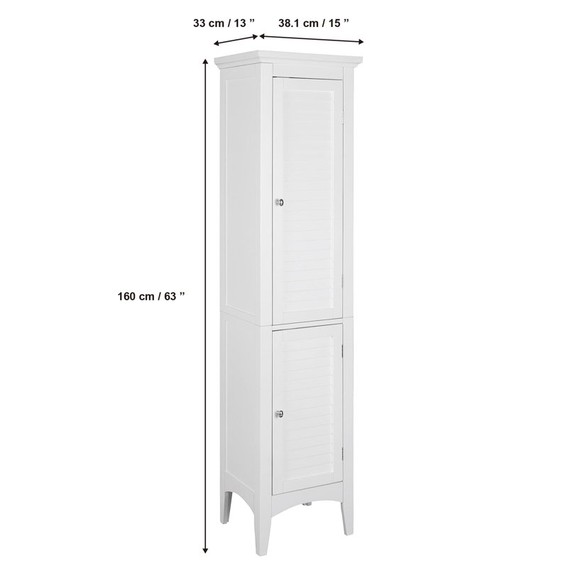 Damielle Freestanding Linen Cabinet