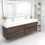 84" Wall Mounted Double Bathroom Vanity-71072279