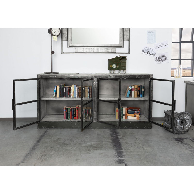 Heavy Industry 180cm Sideboard, Grey