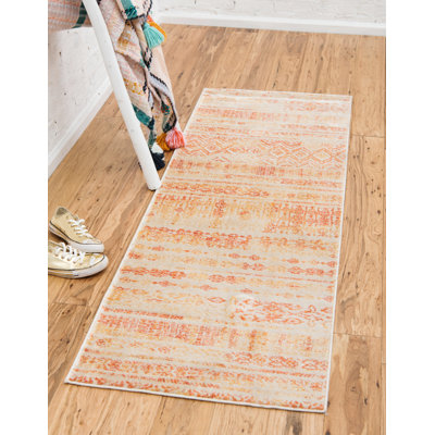 Tapis orange Zandra