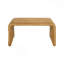 Table basse carrée en rotin tissé, naturel-51281170